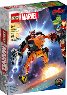 LEGO Marvel 76243 Rocket Mech Armour Lego ve Yapı Oyuncakları kullananlar yorumlar